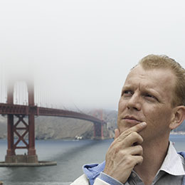 Jilles at work in San Francisco